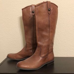 Carlos Santana Leather Riding Boots size 8.5